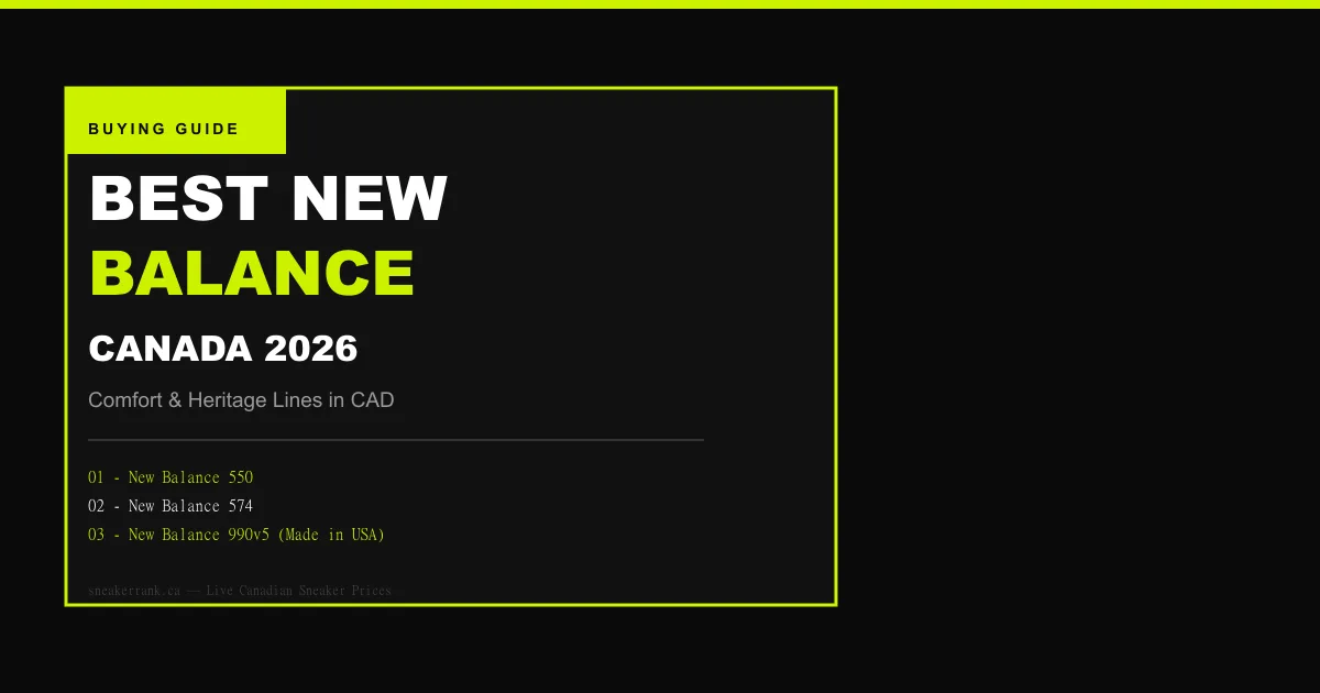 Best New Balance Sneakers: Tracking Comfort & Heritage Lines in CAD (2026 Guide)