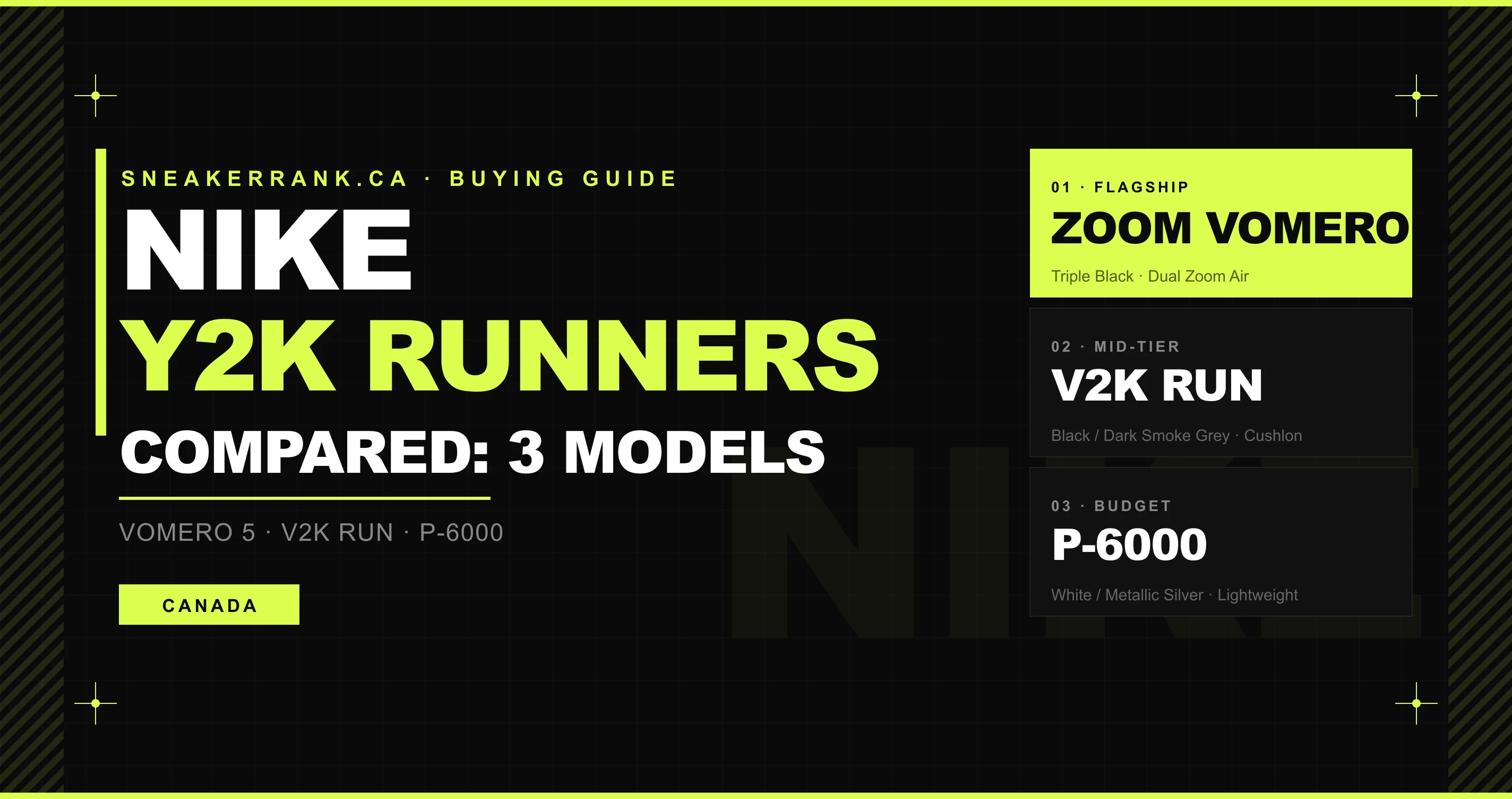 Nike's Y2K Lineup Compared: Vomero 5 vs V2K Run vs P-6000